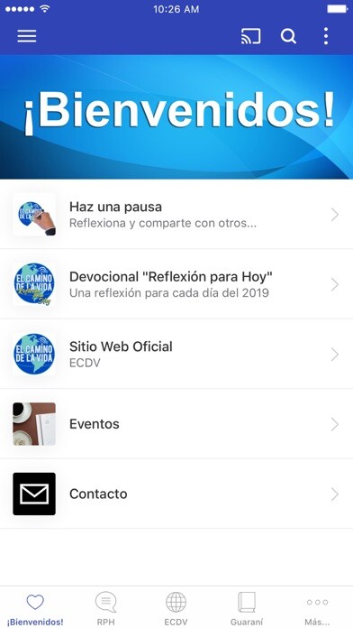 Emulate iPhone app El Camino de la Vida using MyAndroid Emulate iPhone app El Camino de la Vida using MyAndroid