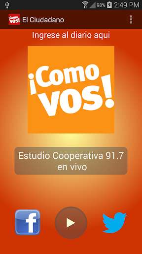 Run android online APK El Ciudadano Diario de Mendoza from MyAndroid or emulate El Ciudadano Diario de Mendoza using MyAndroid