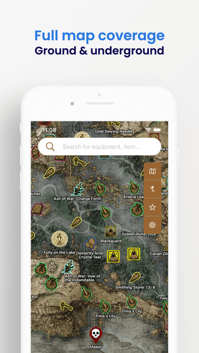 Emulate iPhone app Elden Map - Interactive Map using MyAndroid Emulate iPhone app Elden Map - Interactive Map using MyAndroid