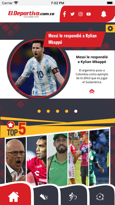 Emulate iPhone app El Deportivo using MyAndroid