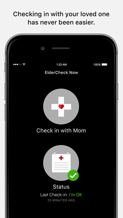 Emulate iPhone app ElderCheck Now using MyAndroid