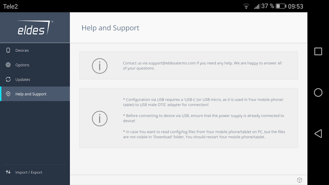 Run android online APK Eldes Utility tool from MyAndroid or emulate Eldes Utility tool using MyAndroid