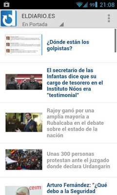 Emulate Android APK eldiario.es para android