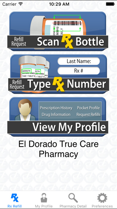 Emulate iPhone app El Dorado True Care Pharmacy using MyAndroid Emulate iPhone app El Dorado True Care Pharmacy using MyAndroid