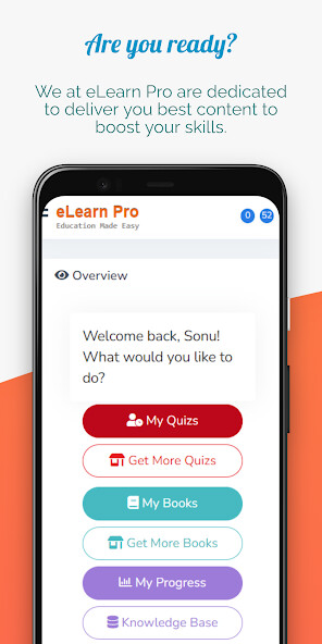 Run android online APK e-Learn Pro: Preparation App from MyAndroid or emulate e-Learn Pro: Preparation App using MyAndroid