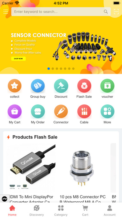 Emulate iPhone app Elecbee using MyAndroid Emulate iPhone app Elecbee using MyAndroid