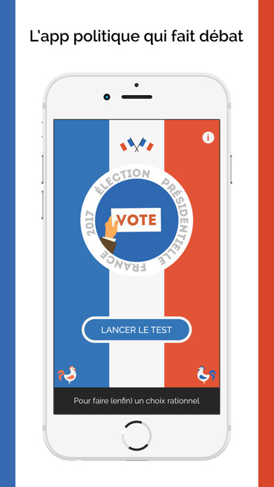 Emulate iPhone app Election Présidentielle 2017 - Pour qui voter ? using MyAndroid Emulate iPhone app Election Présidentielle 2017 - Pour qui voter ? using MyAndroid