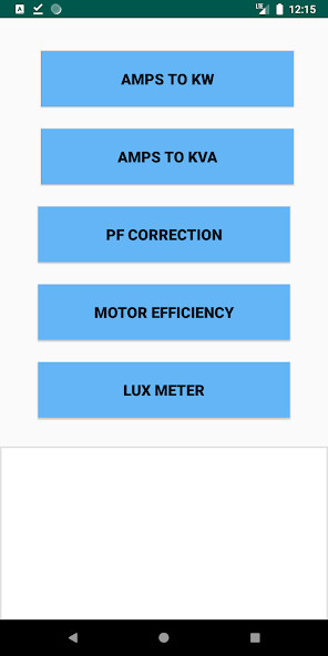 Run android online APK Electrical Calculator Lux Meter from MyAndroid or emulate Electrical Calculator Lux Meter using MyAndroid