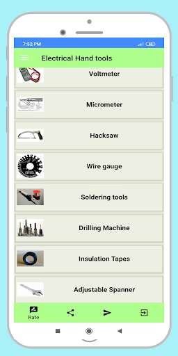 Emulate Electrical Hand tools from MyAndroid or run Electrical Hand tools using MyAndroid