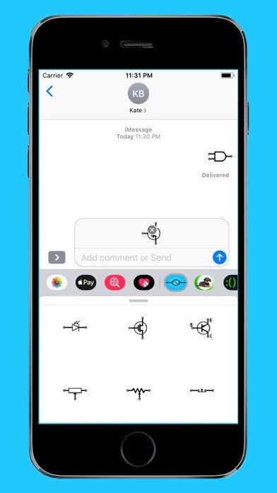 Emulate iPhone app Electrical Symbols using MyAndroid