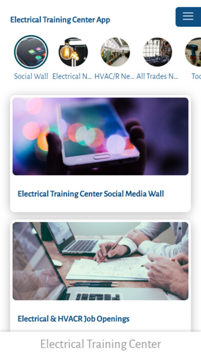 Emulate iPhone app Electrical Training Center App using MyAndroid Emulate iPhone app Electrical Training Center App using MyAndroid
