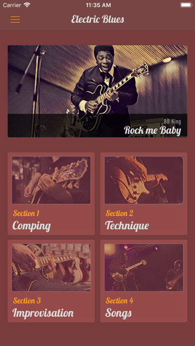 Emulate iPhone app Electric Blues Guitar Lessons using MyAndroid Emulate iPhone app Electric Blues Guitar Lessons using MyAndroid