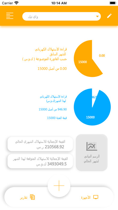 Emulate iPhone app Electric consumption control using MyAndroid Emulate iPhone app Electric consumption control using MyAndroid