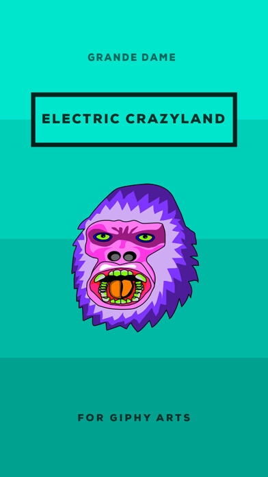 Emulate iPhone app Electric Crazyland. Stickers by Grande Dame using MyAndroid Emulate iPhone app Electric Crazyland. Stickers by Grande Dame using MyAndroid