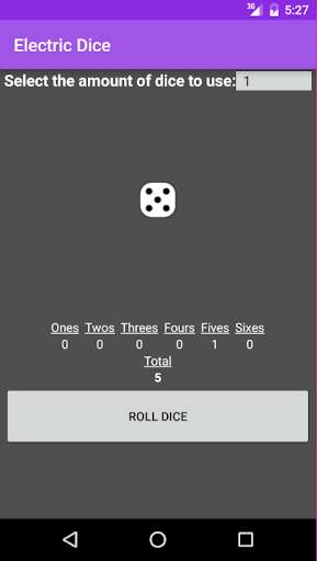 Run android online APK Electric Dice from MyAndroid or emulate Electric Dice using MyAndroid