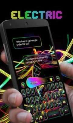 Emulate Android APK Electric GO Keyboard Theme