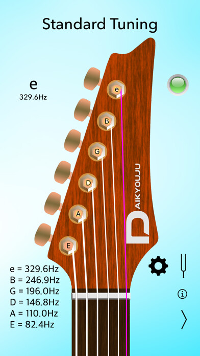 Emulate iPhone app Electric Guitar Tuner using MyAndroid Emulate iPhone app Electric Guitar Tuner using MyAndroid