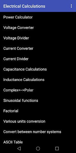 Run android online APK Electrician Assistant from MyAndroid or emulate Electrician Assistant using MyAndroid
