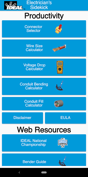Run android online APK Electricians Sidekick from MyAndroid or emulate Electricians Sidekick using MyAndroid Run android online APK Electricians Sidekick from MyAndroid or emulate Electricians Sidekick using MyAndroid