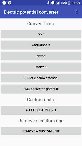 Run android online APK Electric potential converter from MyAndroid or emulate Electric potential converter using MyAndroid Run android online APK Electric potential converter from MyAndroid or emulate Electric potential converter using MyAndroid