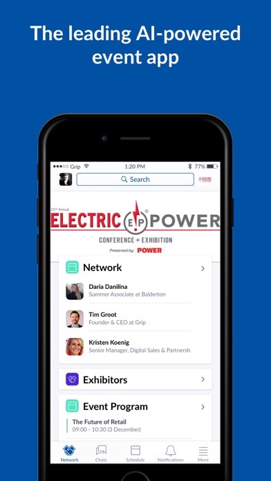 Emulate iPhone app ELECTRIC POWER 2020 using MyAndroid