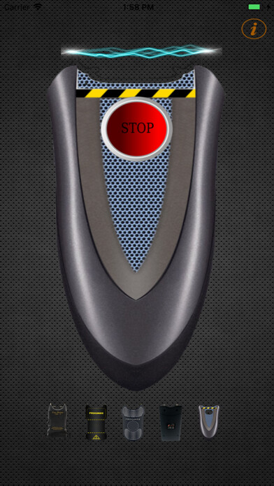 Emulate iPhone app Electric Stun Gun Shots using MyAndroid Emulate iPhone app Electric Stun Gun Shots using MyAndroid