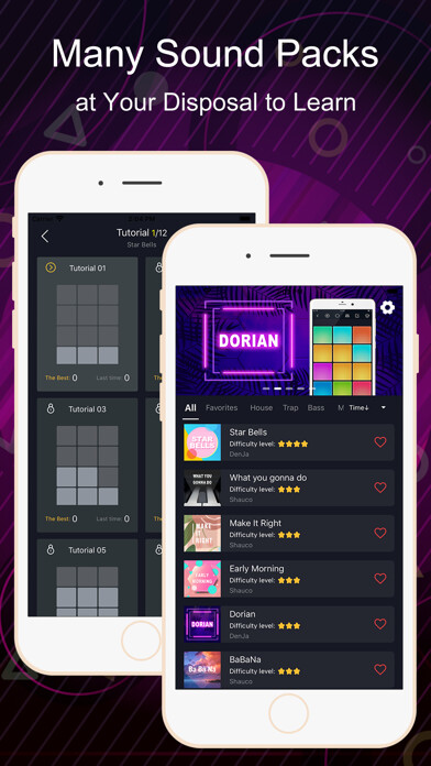 Emulate iPhone app Electro Drum Pad-Beat Maker using MyAndroid