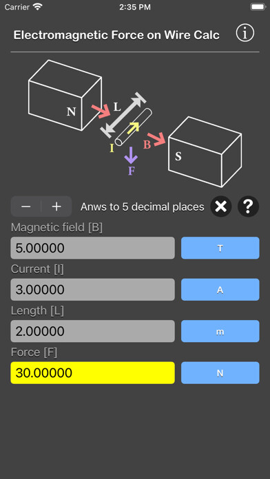 Emulate iPhone app Electromagnetic Force on Wire using MyAndroid Emulate iPhone app Electromagnetic Force on Wire using MyAndroid
