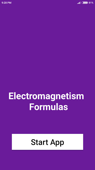 Run android online APK Electromagnetism Formulas from MyAndroid or emulate Electromagnetism Formulas using MyAndroid