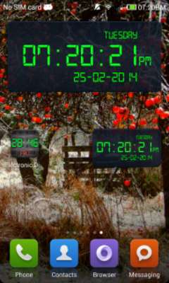 Emulate Android APK Electronic Digital Clock Emulate Android APK Electronic Digital Clock