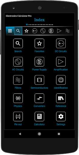 Run android online APK Electronics Calculator Pro from MyAndroid or emulate Electronics Calculator Pro using MyAndroid