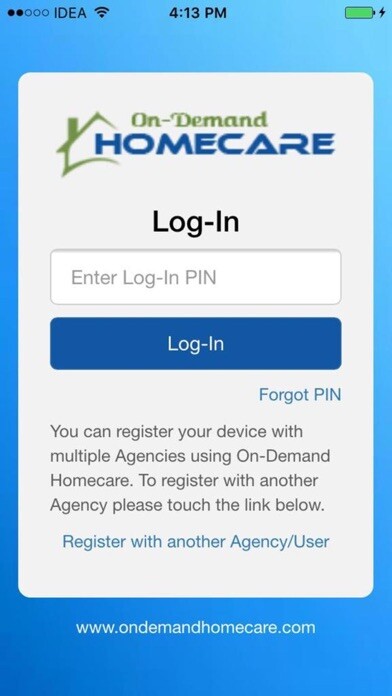 Emulate iPhone app Electronic Visit Verification using MyAndroid