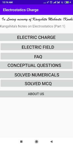 Run android online APK Electrostatics Charge from MyAndroid or emulate Electrostatics Charge using MyAndroid Run android online APK Electrostatics Charge from MyAndroid or emulate Electrostatics Charge using MyAndroid