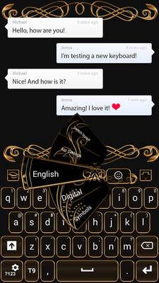 Emulate Android APK Elegant Black Keyboard Emulate Android APK Elegant Black Keyboard