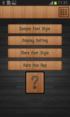 Emulate Android APK Elegant Font Style