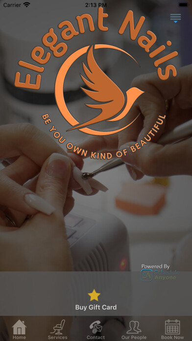 Emulate iPhone app Elegant Nails using MyAndroid