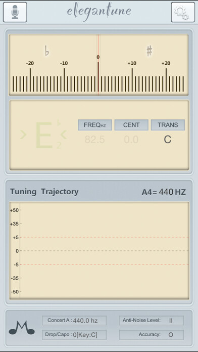 Emulate iPhone app Elegantune Chromatic Tuner Pro using MyAndroid Emulate iPhone app Elegantune Chromatic Tuner Pro using MyAndroid
