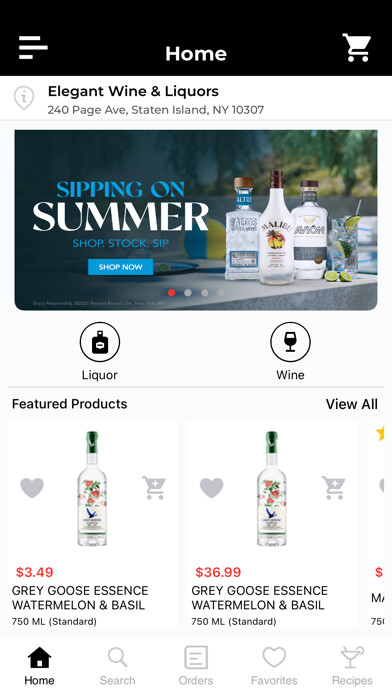 Emulate iPhone app Elegant Wine & Liquors using MyAndroid Emulate iPhone app Elegant Wine & Liquors using MyAndroid