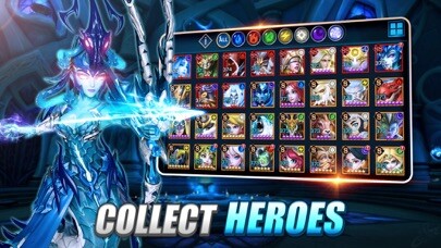 Emulate iPhone app Elemental Titans:3D Idle Arena using MyAndroid
