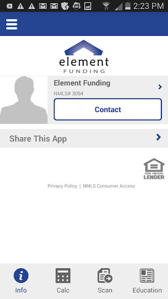 Emulate Android APK Element Funding