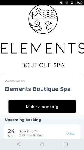 Run android online APK Elements Boutique Spa from MyAndroid or emulate Elements Boutique Spa using MyAndroid