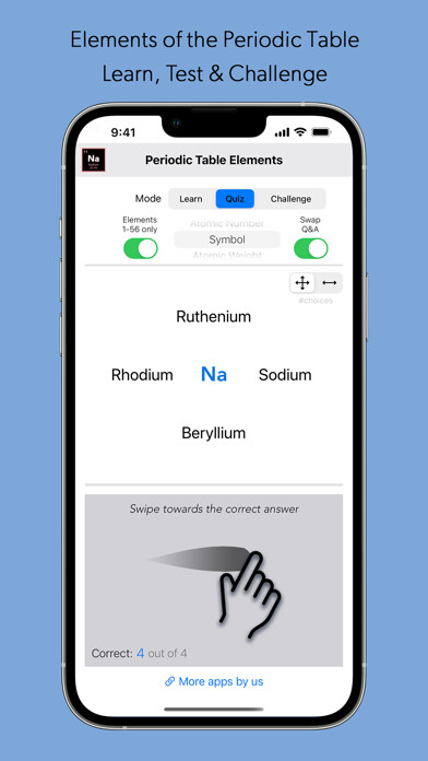 Emulate iPhone app Elements in the Periodic Table using MyAndroid Emulate iPhone app Elements in the Periodic Table using MyAndroid