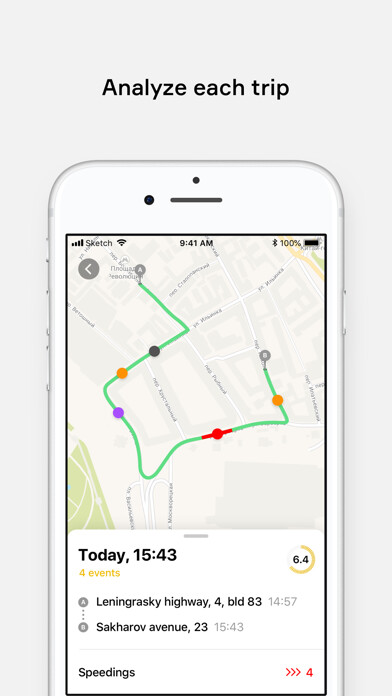 Emulate iPhone app Element Smart Driving using MyAndroid