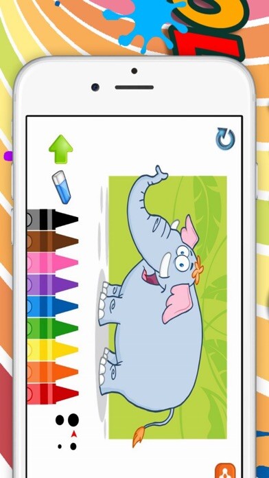 Emulate iPhone app Elephant Coloring book for Kid - Fun color & paint on drawing game for boys & girls using MyAndroid Emulate iPhone app Elephant Coloring book for Kid - Fun color & paint on drawing game for boys & girls using MyAndroid