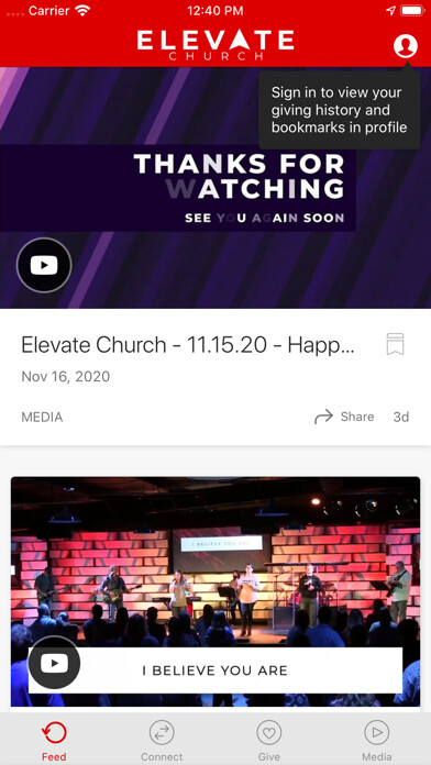 Emulate iPhone app Elevate Church MS using MyAndroid Emulate iPhone app Elevate Church MS using MyAndroid