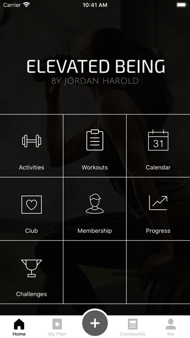 Emulate iPhone app ElevatedBeing by Jordan Harold using MyAndroid