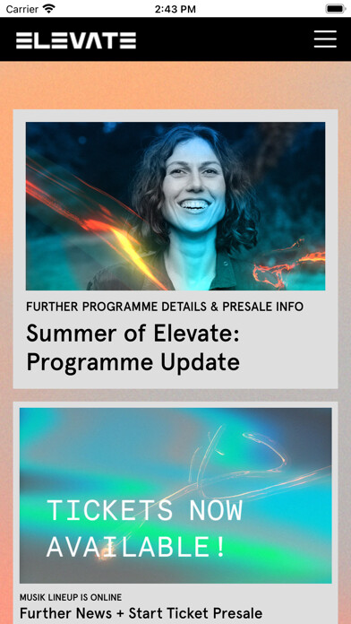 Emulate iPhone app Elevate Festival App using MyAndroid Emulate iPhone app Elevate Festival App using MyAndroid
