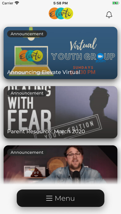 Emulate iPhone app Elevate Youth Ministry using MyAndroid Emulate iPhone app Elevate Youth Ministry using MyAndroid