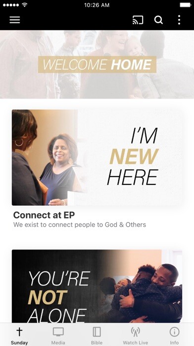 Emulate iPhone app Elevation Point Church using MyAndroid Emulate iPhone app Elevation Point Church using MyAndroid