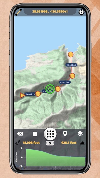 Emulate iPhone app Elevation Profile using MyAndroid